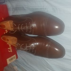 Salvatore Ferragamo new in box with shoe keepers inside